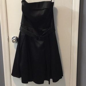 Strapless Black Party Dress